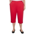 thumbnail image 1 of Alfred Dunner Womens Plus-Size Star Studded Capri, 1 of 4