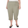 thumbnail image 1 of Alfred Dunner Womens Plus-Size  Sunset Pull-On Capri, 1 of 6