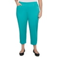 thumbnail image 1 of Alfred Dunner Womens Plus-Size Tailored Tulip Hem Capri Pants, 1 of 4
