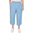 thumbnail image 1 of Alfred Dunner Womens Plus-Size Wide Leg Patch Pocket Ankle Pant, 1 of 4