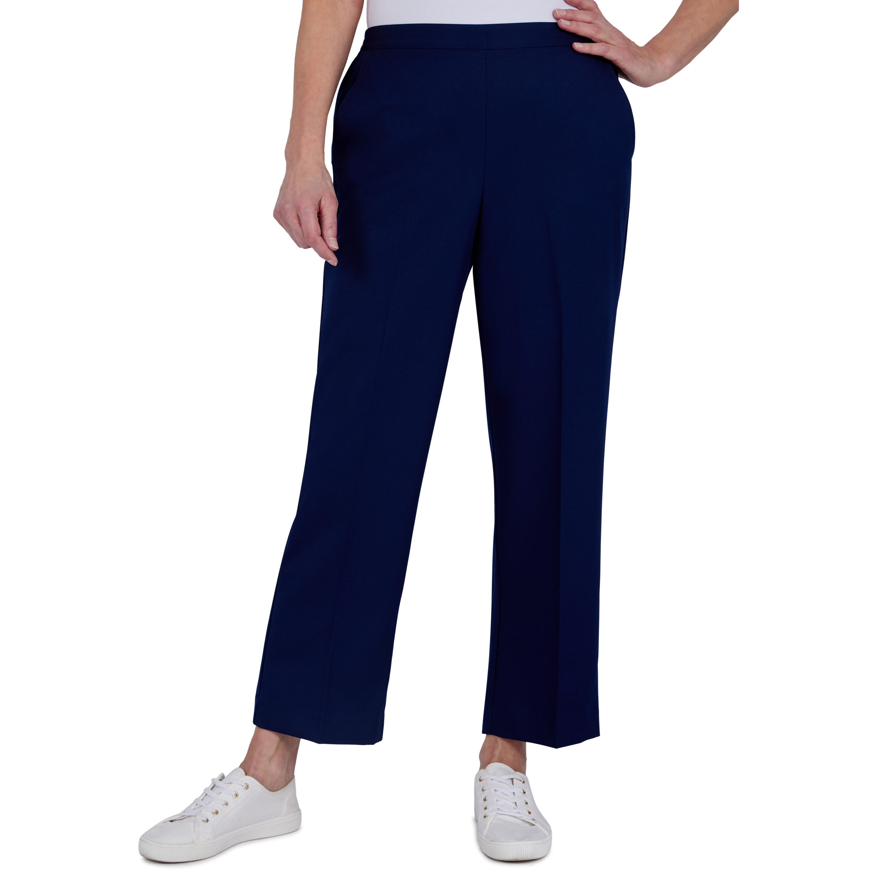 Alfred Dunner Allure Slim Pant - Proportioned, Super Soft Rayon Blend Pants For Women