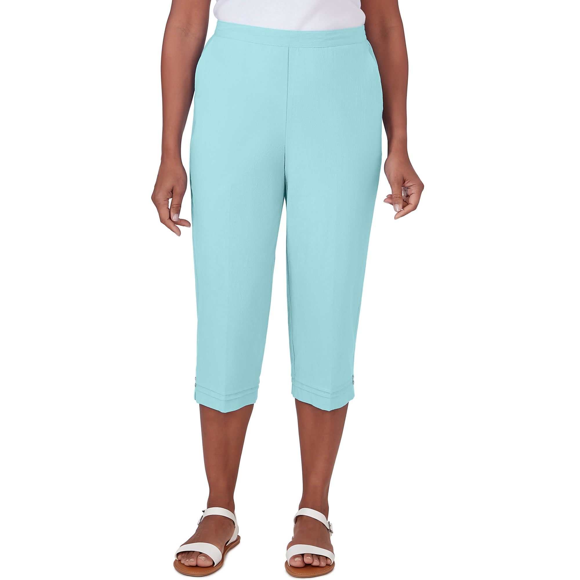 alfred dunner pull on capris