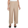 thumbnail image 1 of Alfred Dunner Womens Relaxed Button Detail Ankle Pant, 1 of 4