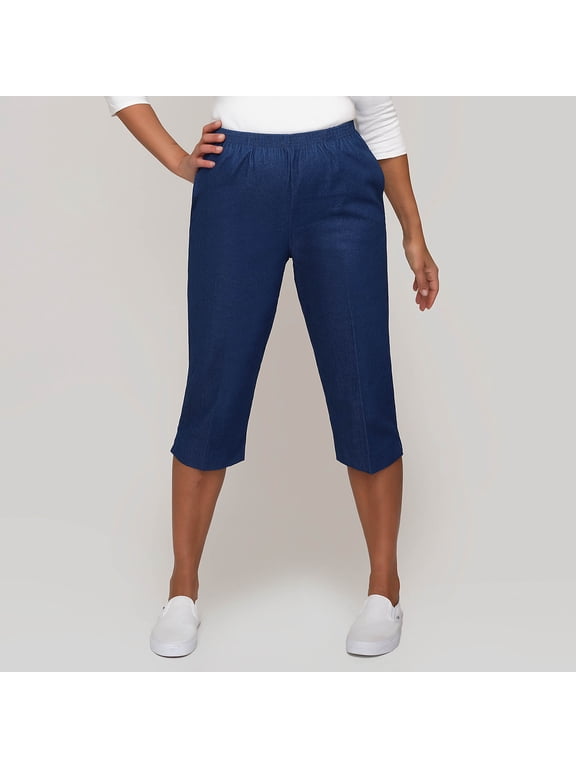 Womens Relaxed Fit Denim Capri