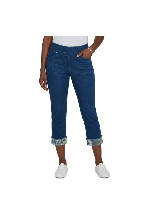 Womens Sequin Embellished Ankle Jeans
