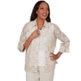 thumbnail image 1 of Alfred Dunner Womens Sequin Medallion Two In One Top, 1 of 4