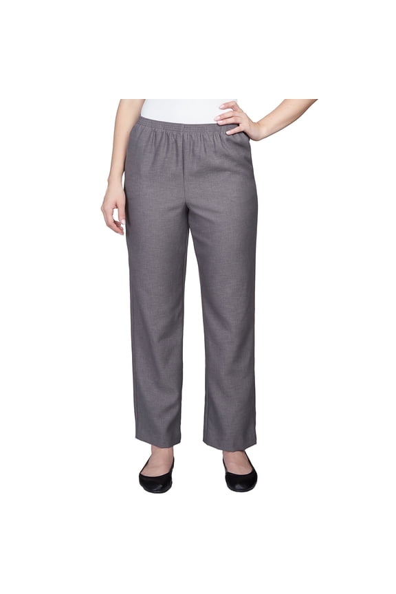 Womens Elastic Waist Short Length Pant