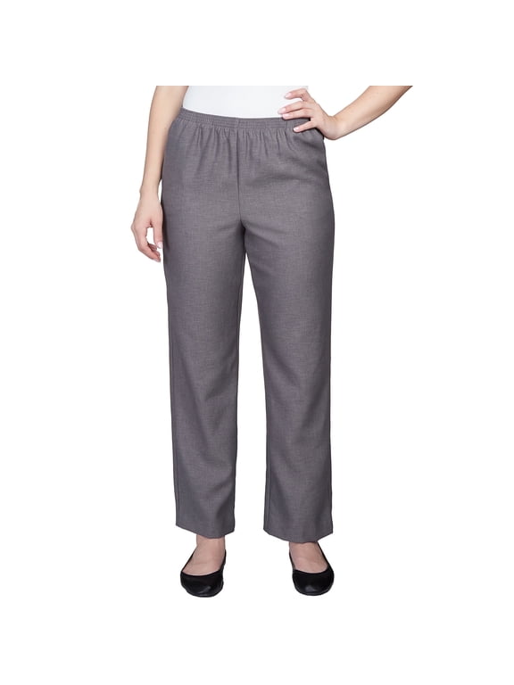 Womens Elastic Waist Short Length Pant