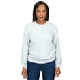 thumbnail image 1 of Alfred Dunner Womens Spliced Quilted Pull On Crew Neck, 1 of 6