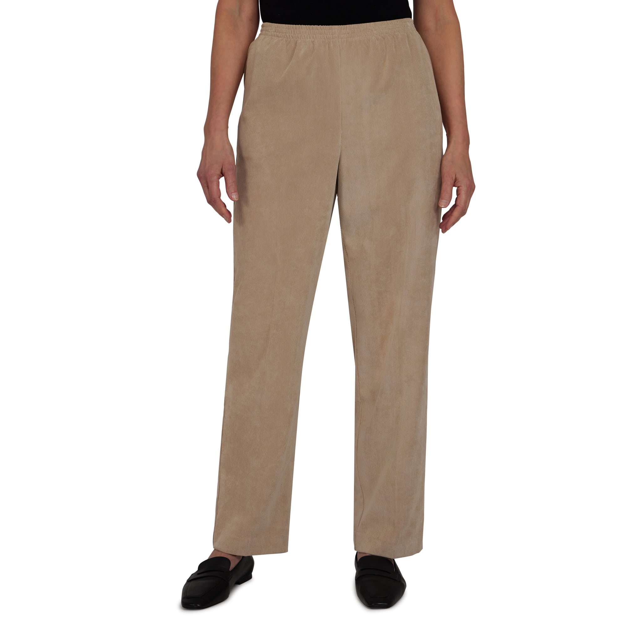 Alfred Dunner Womens Stretch Waist Corduroy Short Length Pant - Walmart.com