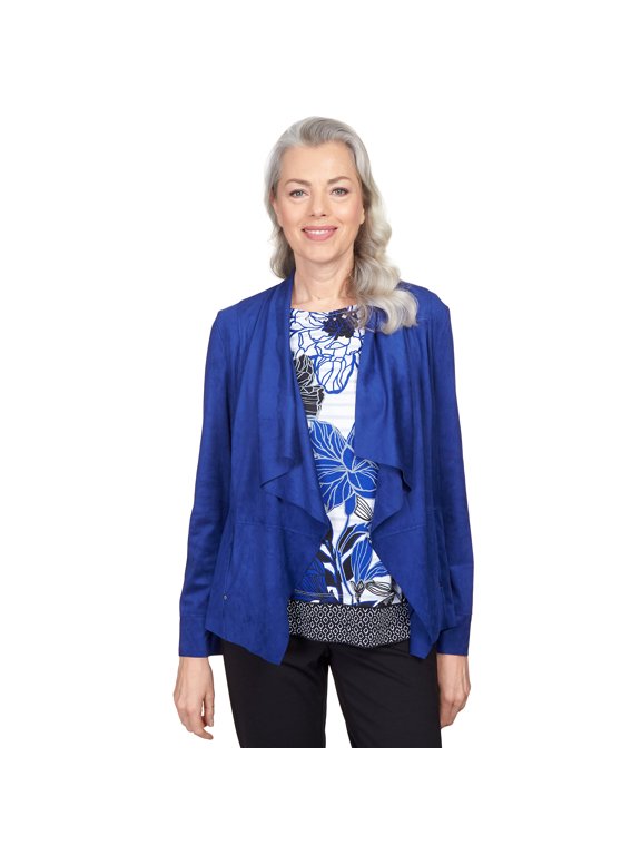 Womens Suede Cascade Jacket
