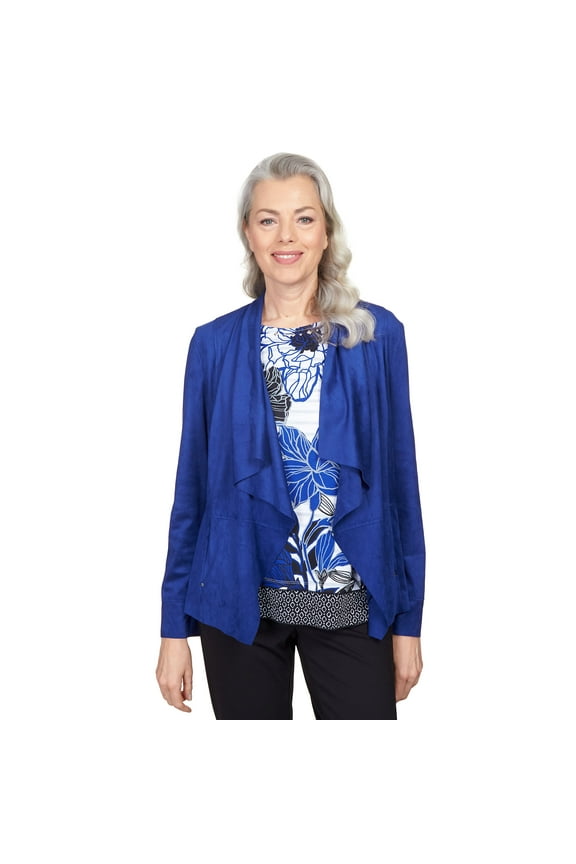 Womens Suede Cascade Jacket