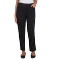 thumbnail image 1 of Alfred Dunner Womens  Super Stretch Faux Fly Denim Medium Length Pant, 1 of 6