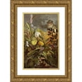 thumbnail image 1 of Alfred Edmund Brehm 13x18 Gold Ornate Wood Frame and Double Matted Museum Art Print Titled - The Insects, Thousands and Spiders Pl 18 (1877), 1 of 4