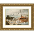 thumbnail image 1 of Alfred Frédol 24x17 Gold Ornate Framed and Double Matted Museum Art Print Titled - Silver Gull (1866), 1 of 4