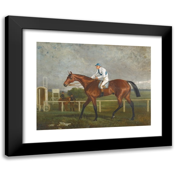 Alfred Frank de Prades 14x12 Black Modern Framed Museum Art Print Titled - Robert the Devil (1881)
