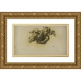 thumbnail image 1 of Alfred George Stevens 14x10 Gold Ornate Wood Frame and Double Matted Museum Art Print Titled - Flying Figure (1837-75), 1 of 4