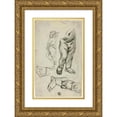 thumbnail image 1 of Alfred George Stevens 17x24 Gold Ornate Framed and Double Matted Museum Art Print Titled - Sketches of Putti (1837-75), 1 of 4