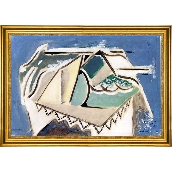 Alfred Henry Maurer Abstract Still Life No. 2 - 16" x 24" Framed Premium Canvas Print