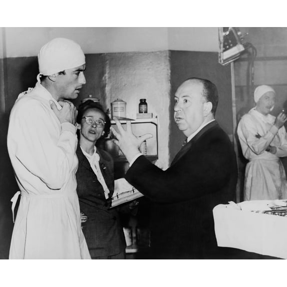 Alfred Hitchcock Discusses Scene In 'Spellbound' With Gregory Peck And Script Clerk Adele Cannon -