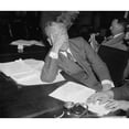 thumbnail image 1 of Alfred P. Sloan 1875-1966 Chairman Of General Motors Covered His Face With His Hand During His Testimony Before The, 1 of 1