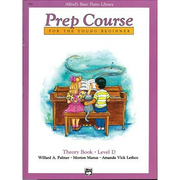 Alfred's Basic Piano Prep Course Theory Book D