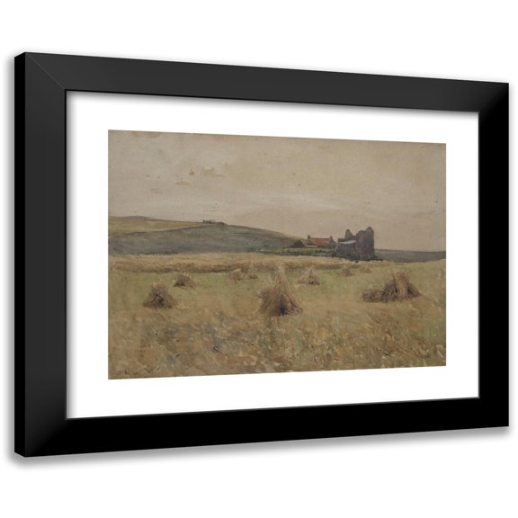 Alfred R. Waud 14x11 Black Modern Framed Museum Art Print Titled - Wheatfield