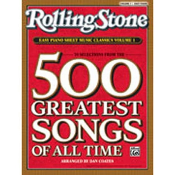 Alfred Rolling Stone Easy Piano Sheet Music Classics, Volume 1