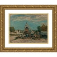 thumbnail image 1 of Alfred Sisley 18x15 Gold Ornate Wood Frame and Double Matted Museum Art Print Titled - Long Sawers (1876), 1 of 4