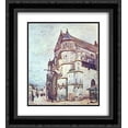 thumbnail image 1 of Alfred Sisley 2x Matted 20x24 Black Ornate Framed Art Print 'Church at Moret after the Rain', 1 of 2