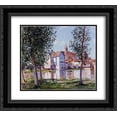 thumbnail image 1 of Alfred Sisley 2x Matted 24x20 Black Ornate Framed Art Print 'Moret sur Loing', 1 of 2