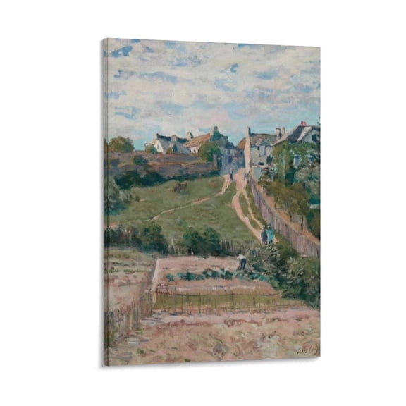 Alfred Sisley Print Painting (42) Canvas Art Poster and Wall Art Picture Print Modern Family bedroom Decor Posters 12x18inch(30x45cm)