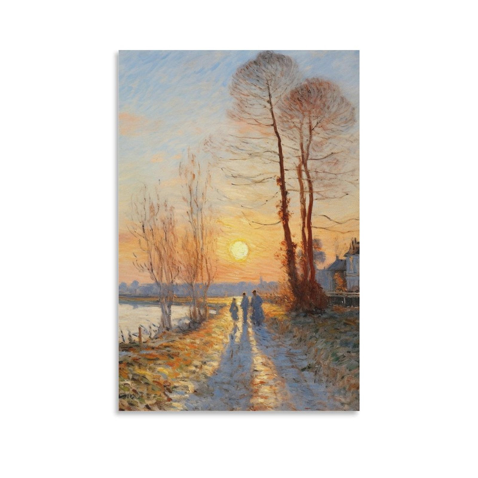 Alfred Sisley Art poster シスレー Alfred Sisley Print Painting (64) Painting On Canvas Wall Art