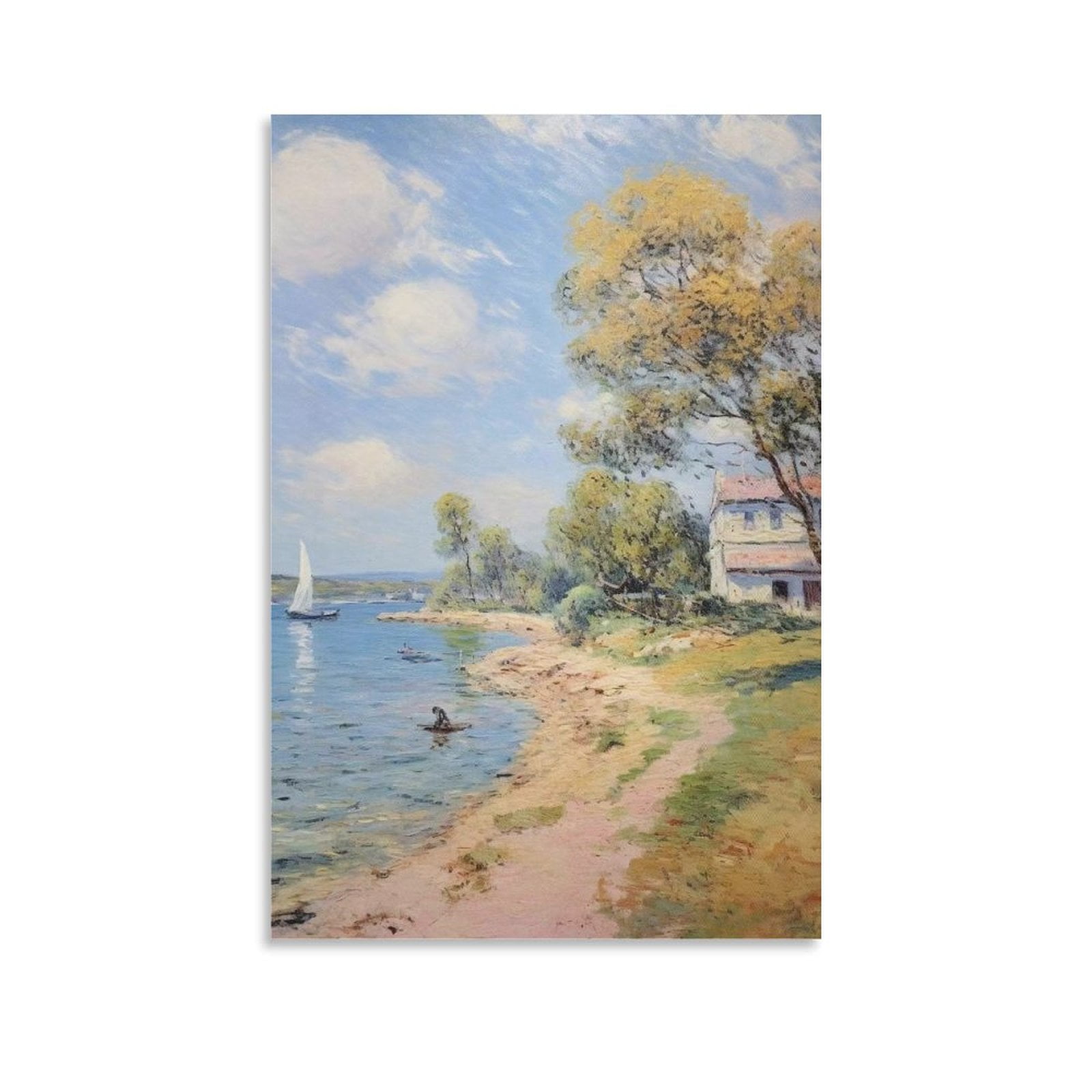 Alfred Sisley Print Painting (74) Art Poster Canvas Painting Decor
