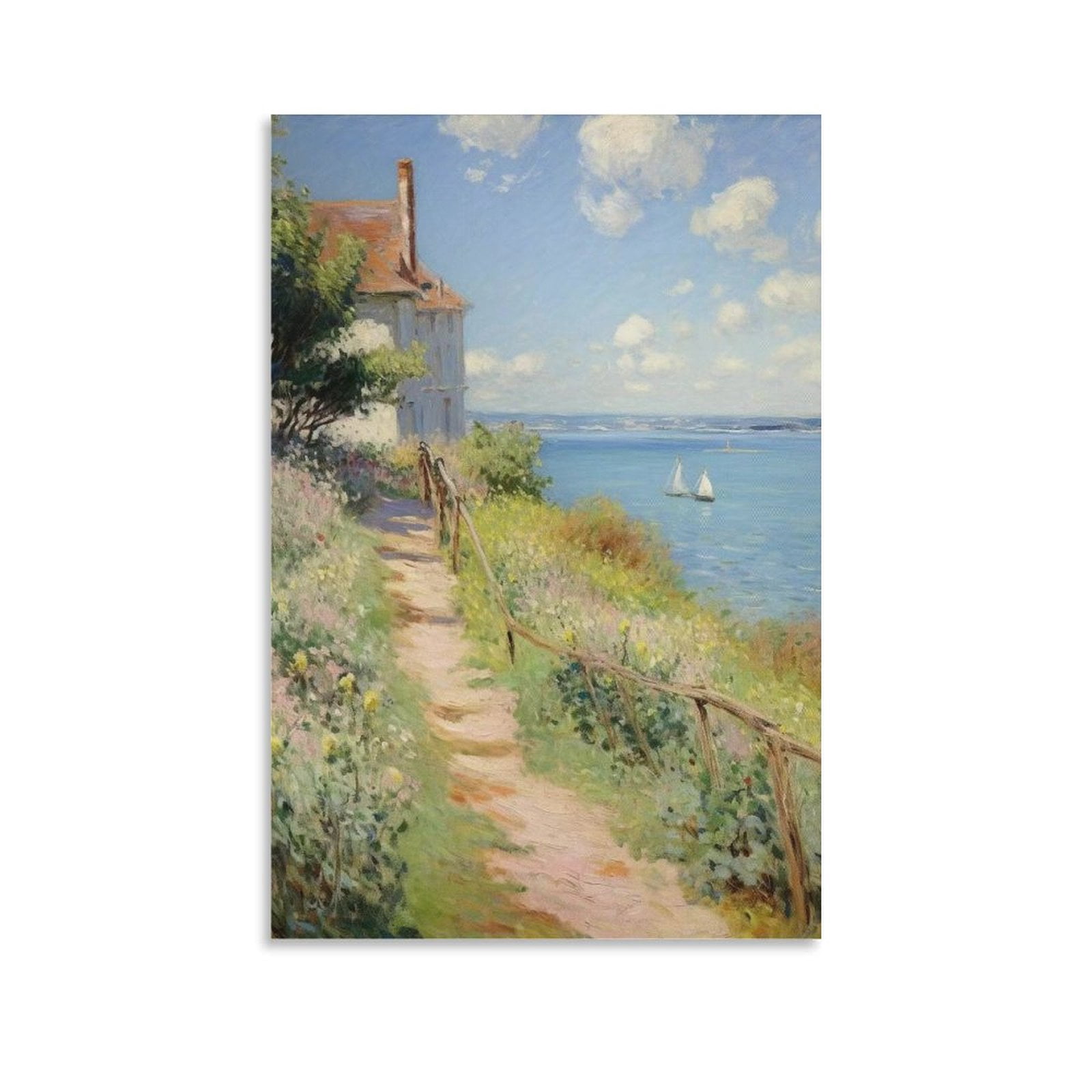 Alfred Sisley Print Painting (76) Gifts Canvas Painting Poster