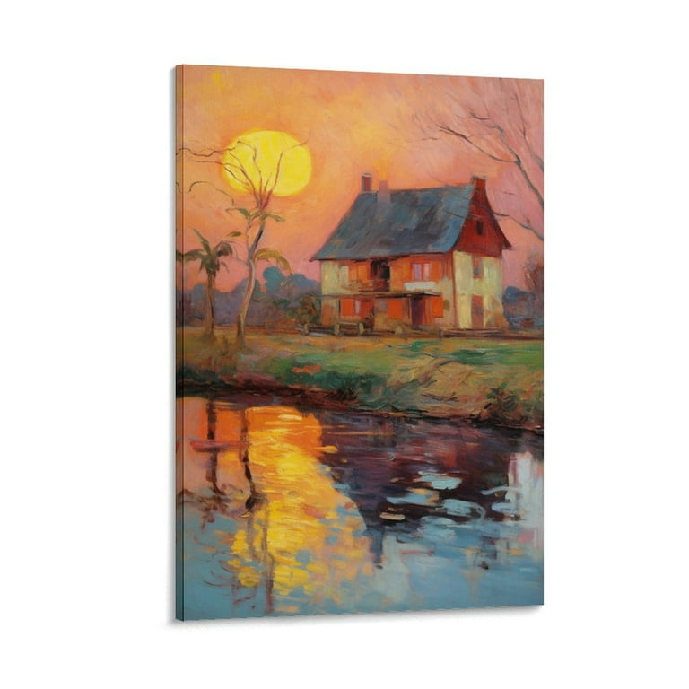 Alfred Sisley Print Painting (77) Home Decor Poster Wall Art