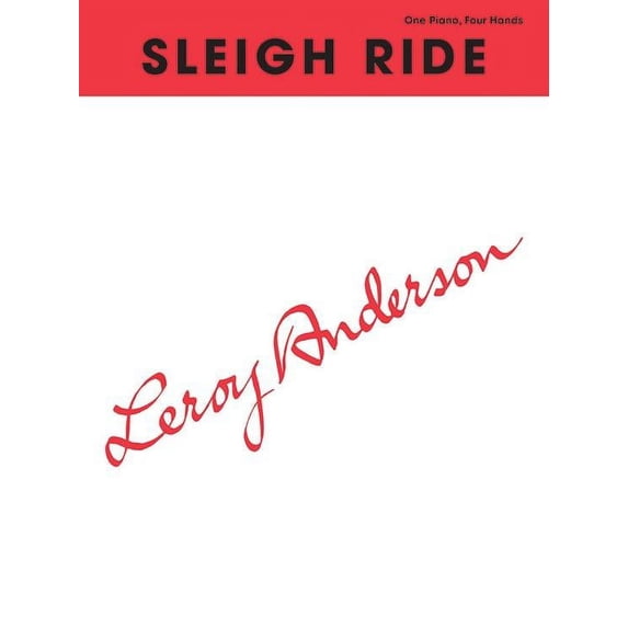 Alfred Sleigh Ride -Piano Duet (1 Piano, 4 Hands) Sheet