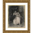 thumbnail image 1 of Alfred Stevens 14x18 Gold Ornate Wood Frame and Double Matted Museum Art Print Titled - Mademoiselle De Clermont-Tonnerre (1865), 1 of 4