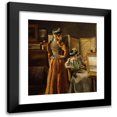 thumbnail image 1 of Alfred Stevens 15x16 Black Modern Framed Museum Art Print Titled - Looking at a Painting (1891), 1 of 5