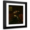 thumbnail image 1 of Alfred Stevens 19x24 Black Modern Framed Museum Art Print Titled - At the Railway Station (C. 1874), 1 of 5