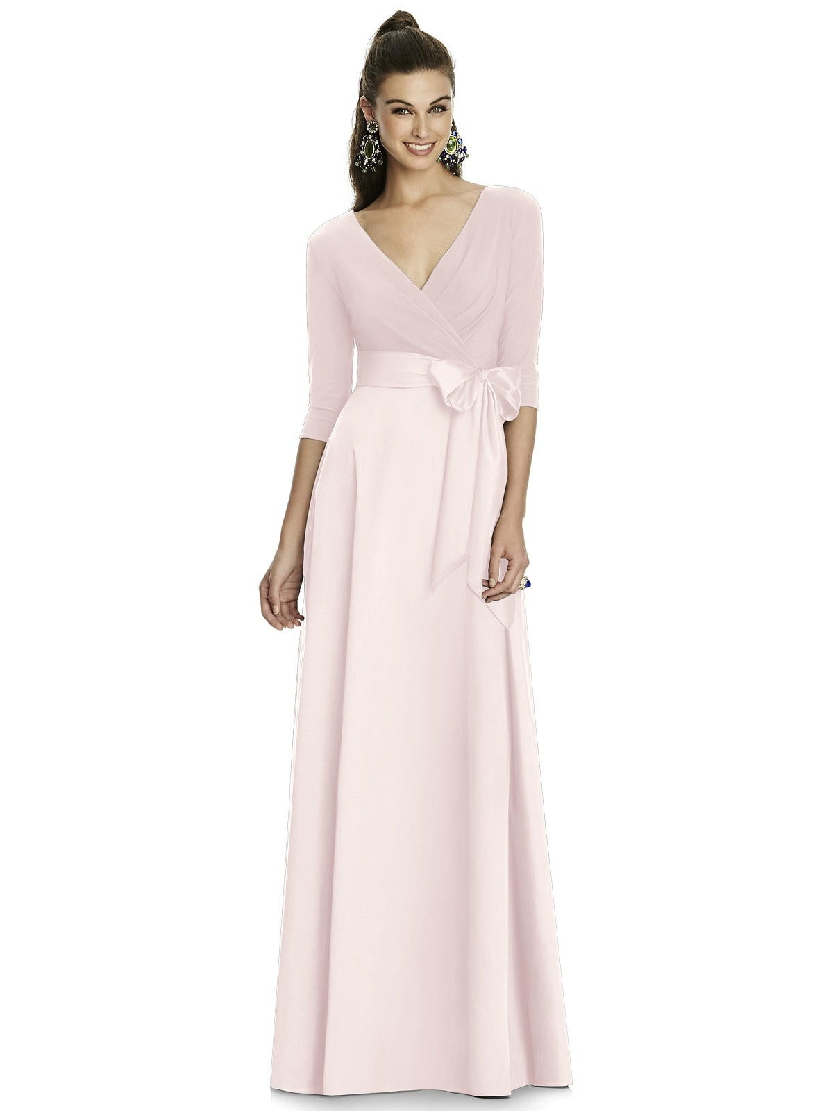 Alfred Sung Bridesmaid Sateen Twill Dress - Walmart.com