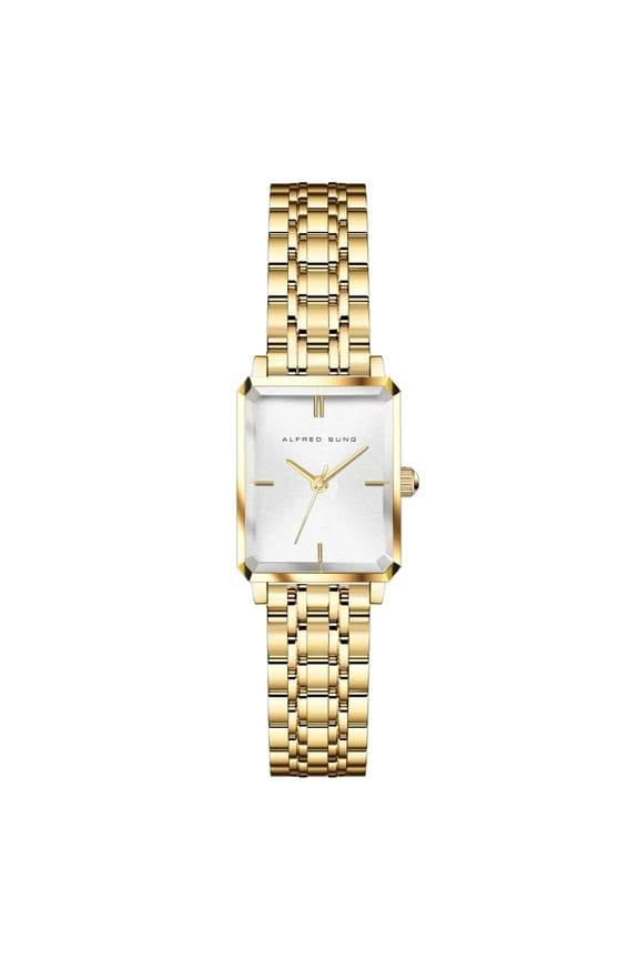 Ladies Octavia XS Gold Sunray Dial Link Watch