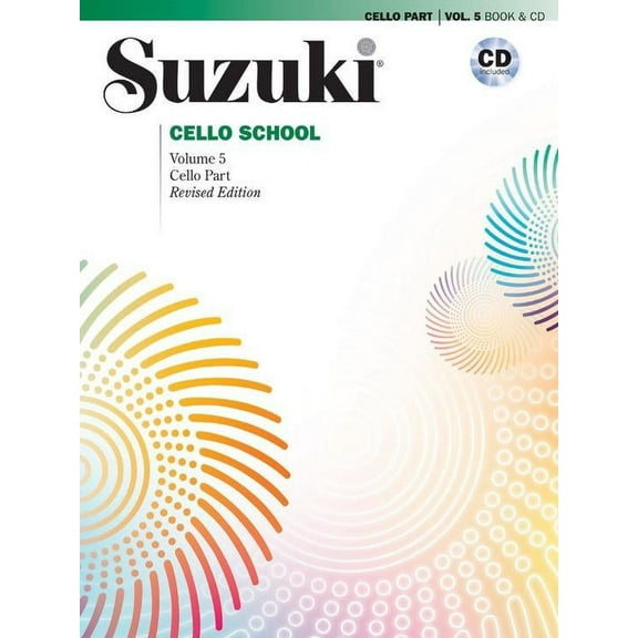 Suzuki Suzuki Cello School Cello Part, Volume 5 Book (Revised)
