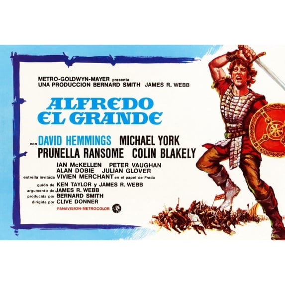 Alfred The Great (Aka Alfredo El Grande) David Hemmings 1969 Movie Poster Masterprint (28 x 22)