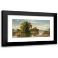 thumbnail image 1 of Alfred Thompson Bricher 18x11 Black Modern Framed Museum Art Print Titled - Early Autumn on Esopus Creek (1861-1897), 1 of 5