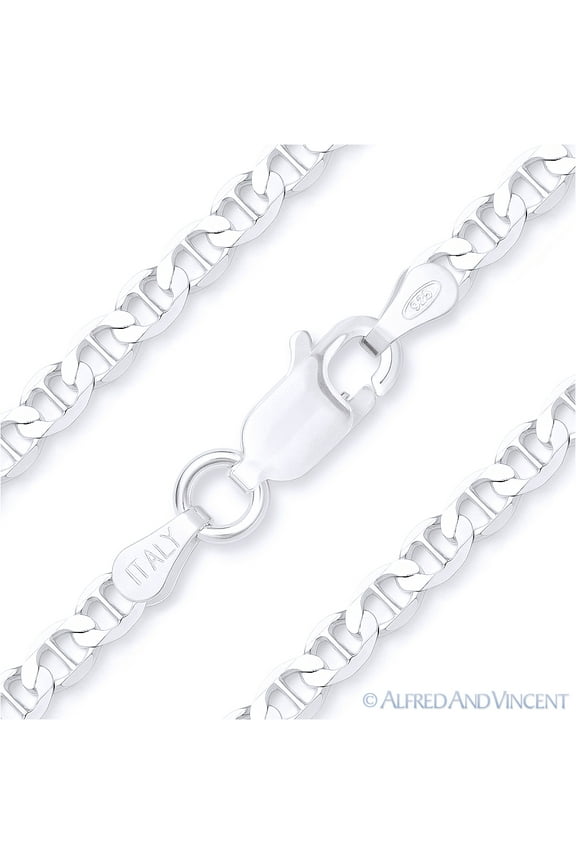 Mariner Link Bracelet in 925 Sterling Silver, 7-10 inches