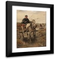 thumbnail image 1 of Alfred Von Wierusz-Kowalski 12x14 Black Modern Framed Museum Art Print Titled - Driving Trip (Approx. 1890-1900), 1 of 1