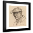 thumbnail image 1 of Alfred William Finch 15x18 Black Modern Framed Museum Art Print Titled - Self-Portrait (1918), 1 of 5