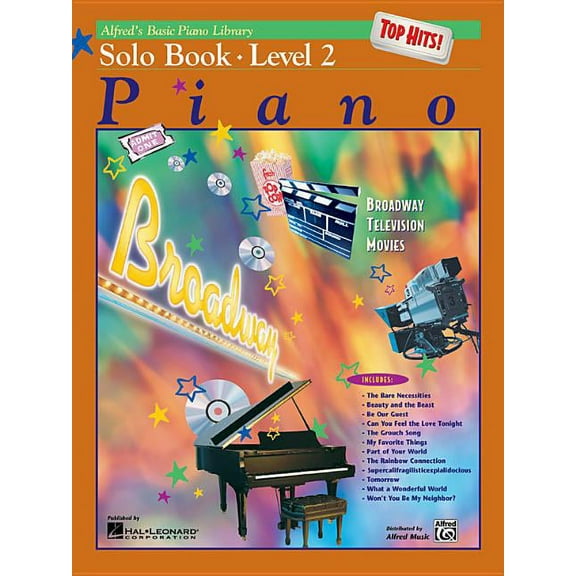 Alfred's Basic Piano Library Alfred's Basic Piano Library Top Hits! Solo Book, Bk 2, Book 2, (Paperback)