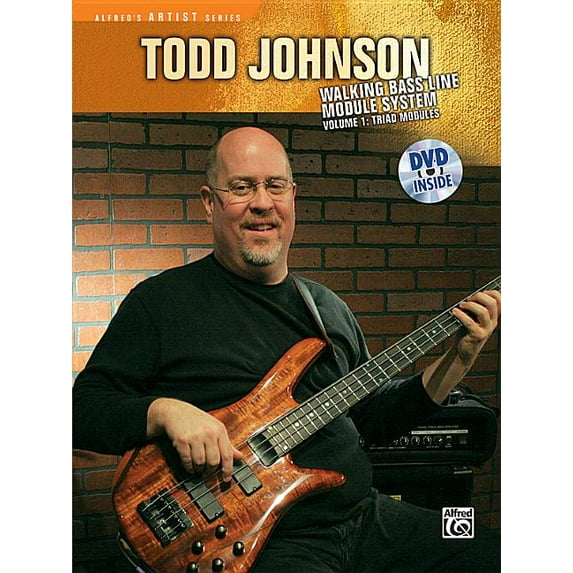 Alfred's Artist: Todd Johnson Walking Bass Line Module System, Vol 1: Triad Modules (Paperback)